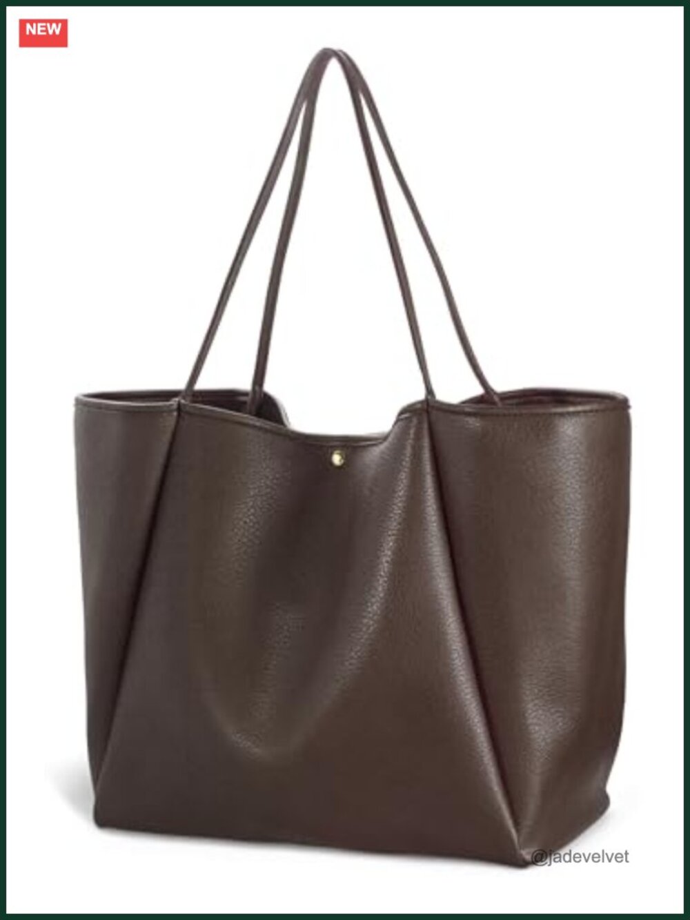 Oversize PU Leather Tote Bag Women Weekender Shopper Travel Handbag